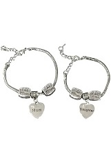 small outstanding adjustable mother daughter bracelets 